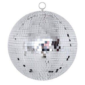 8" Mirror Disco Ball Stage Light With Secure Mount & Hook For Party Decoration